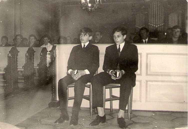 Zalaszentgrót, konfirmáció, 1972. április 9.